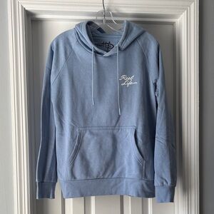 Reel Life Women's Casual Blue Hoodie